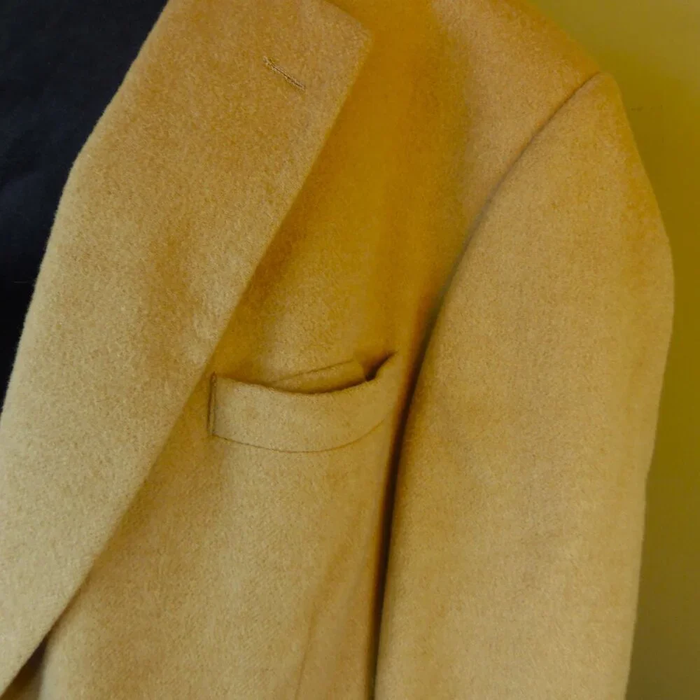 Vintage Club Room Mens 48L 100% Camel‎ Hair Sports Jacket ***Flaw/See Photos